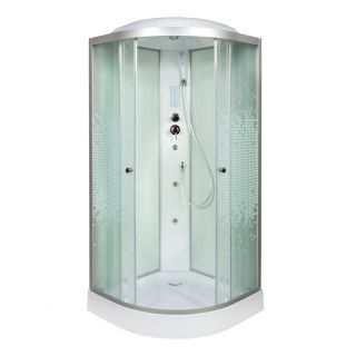 Душевая кабина Deto L 901 с гм. и эл. 100х100х215 см